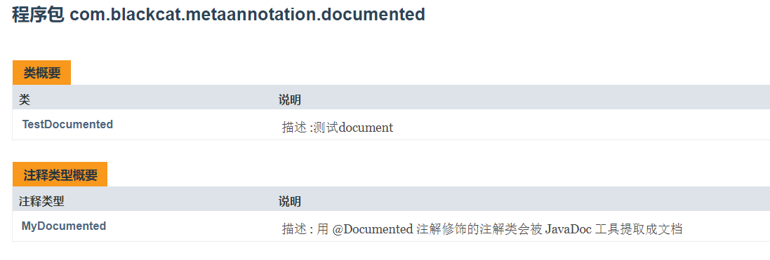 Java 元注解 使用示例